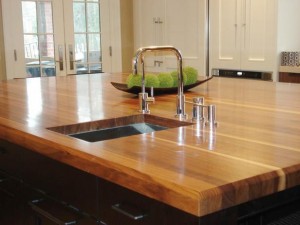 butcher block countertop